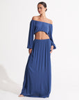 Abella Maxi Skirt Azure
