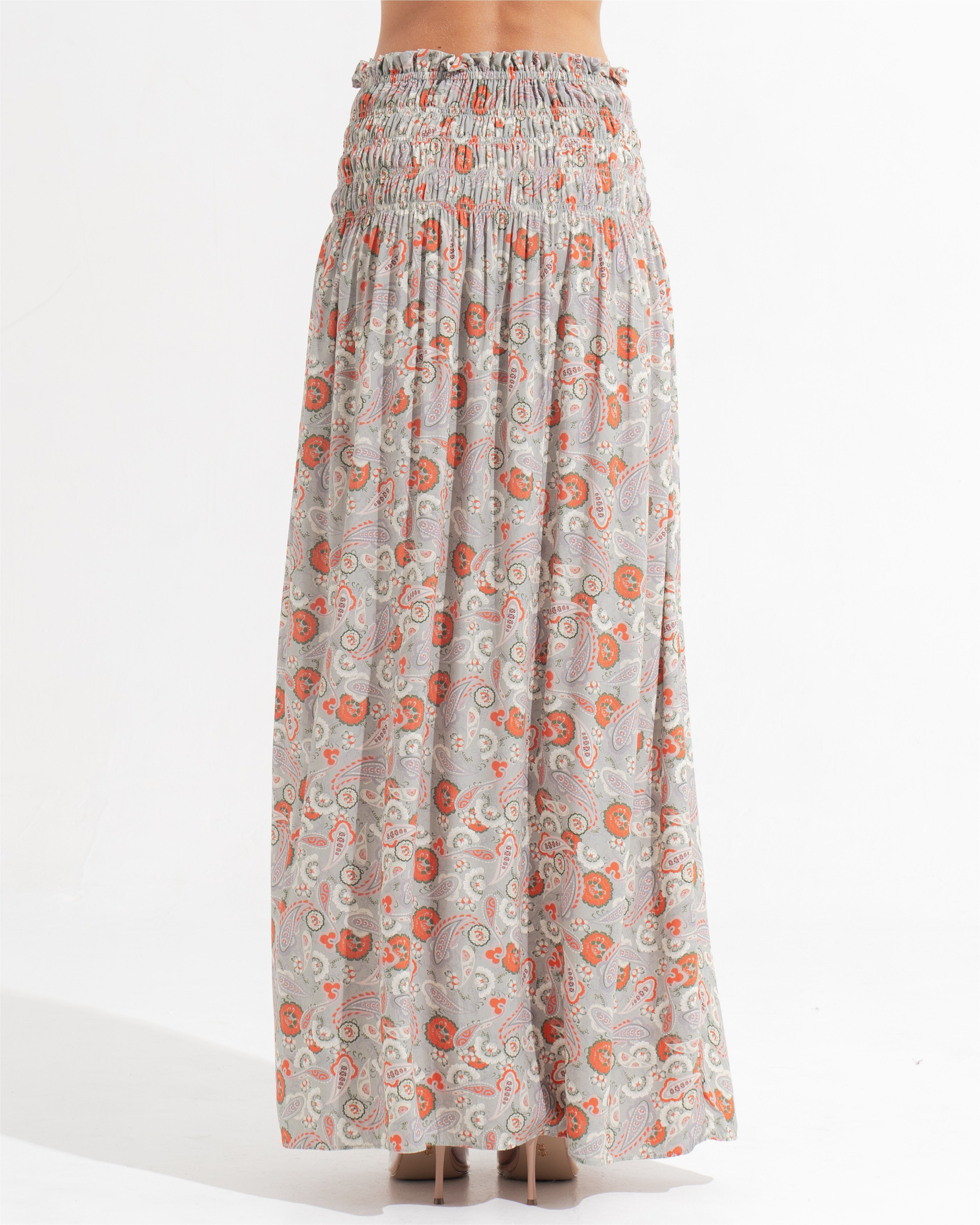 Illona Maxi Skirt Faina Abbey Stone