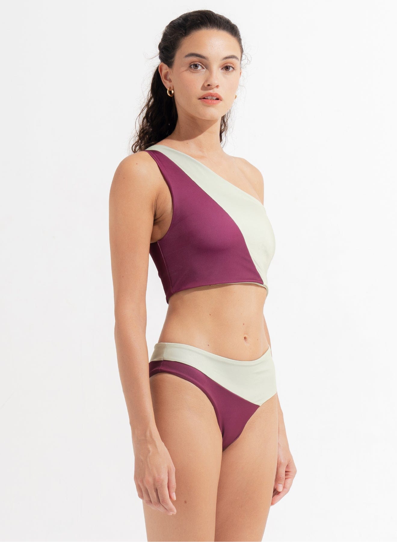 Morrato Bali Bikini Top Jeanne Bikini Top Plum Matcha