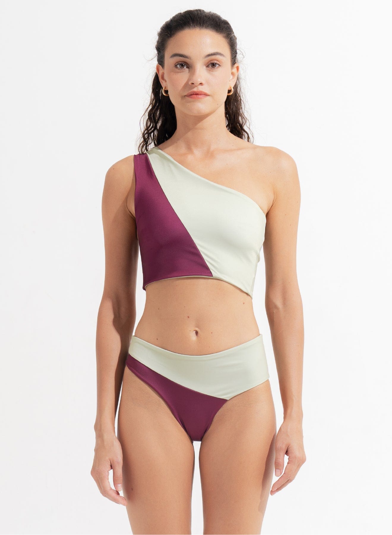 Morrato Bali Bikini Top Jeanne Bikini Top Plum Matcha