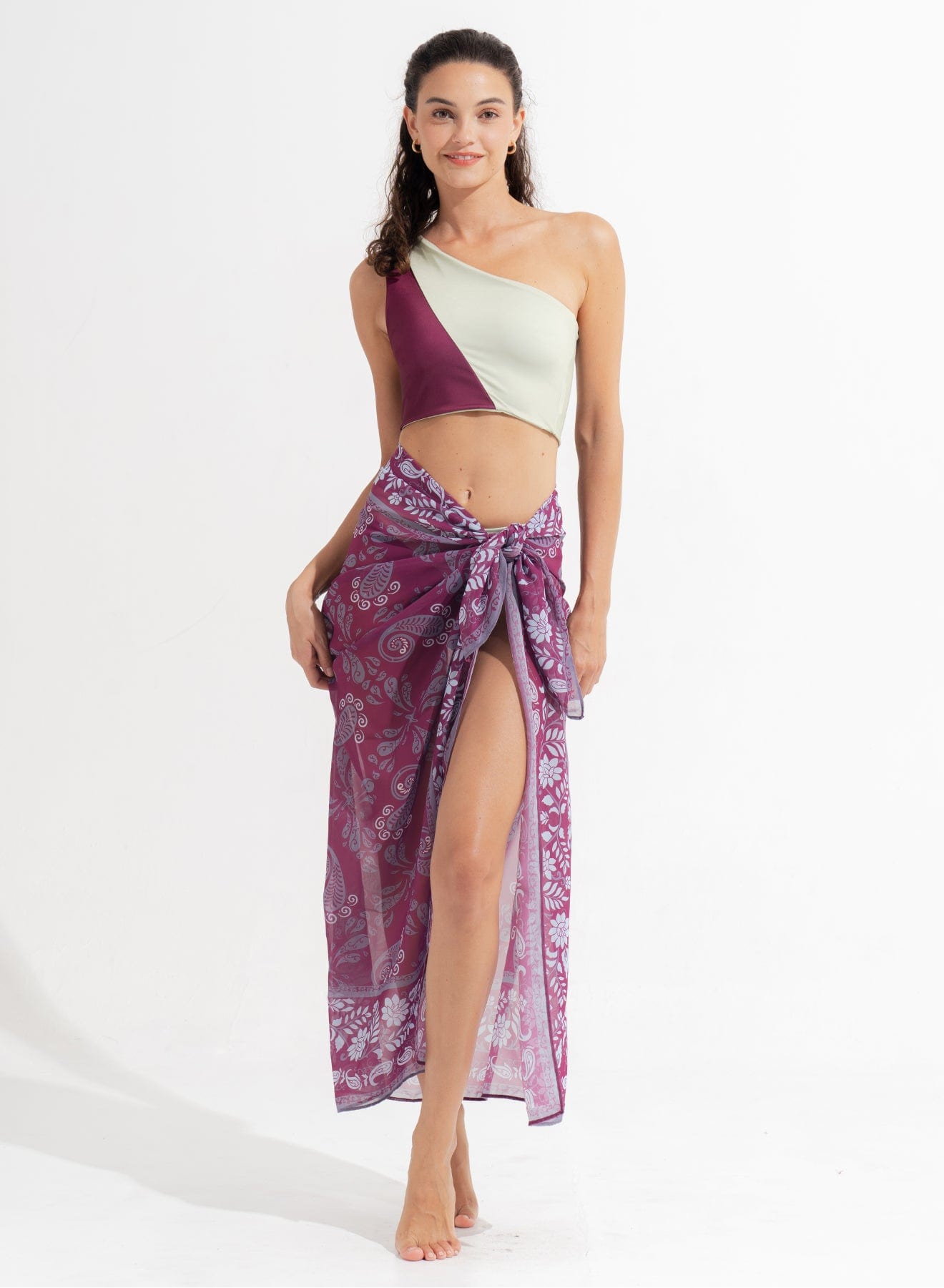 Morrato Bali Bikini Top Jeanne Bikini Top Plum Matcha