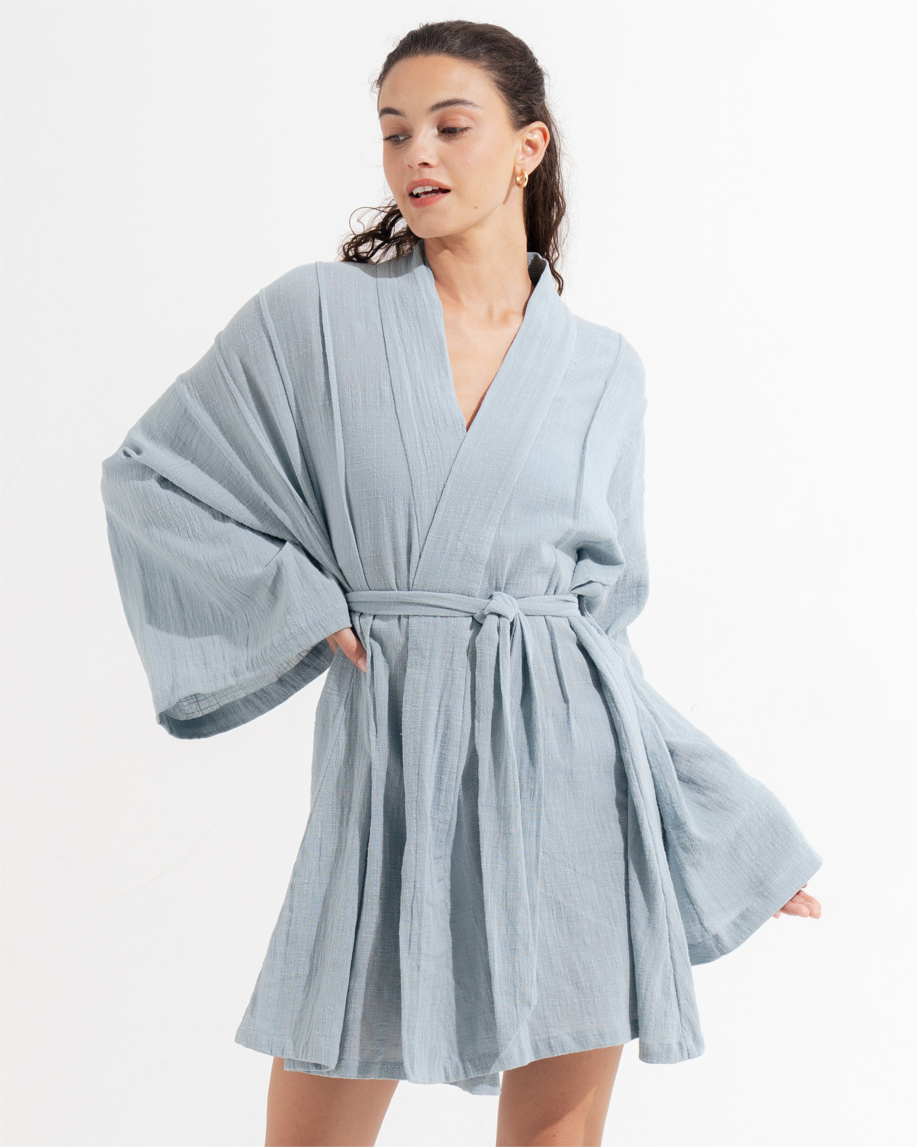 Morrato Bali Cover-Ups Cleo Robe Ash
