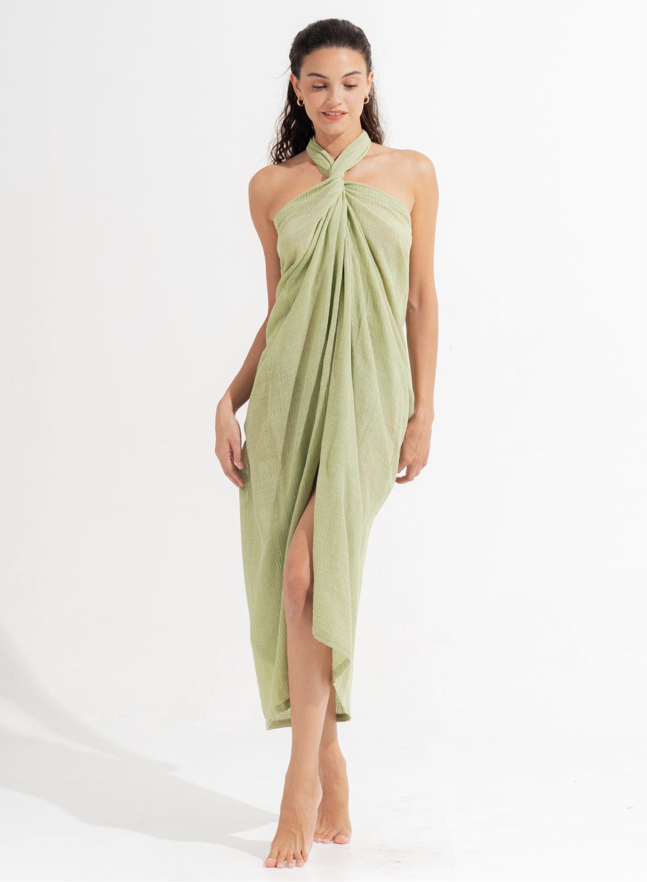 Morrato Bali Cover-Ups One size Soren Sarong Matcha