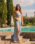 Morrato Bali Cover-Ups Sabina Maxi Skirt Blue Eyes