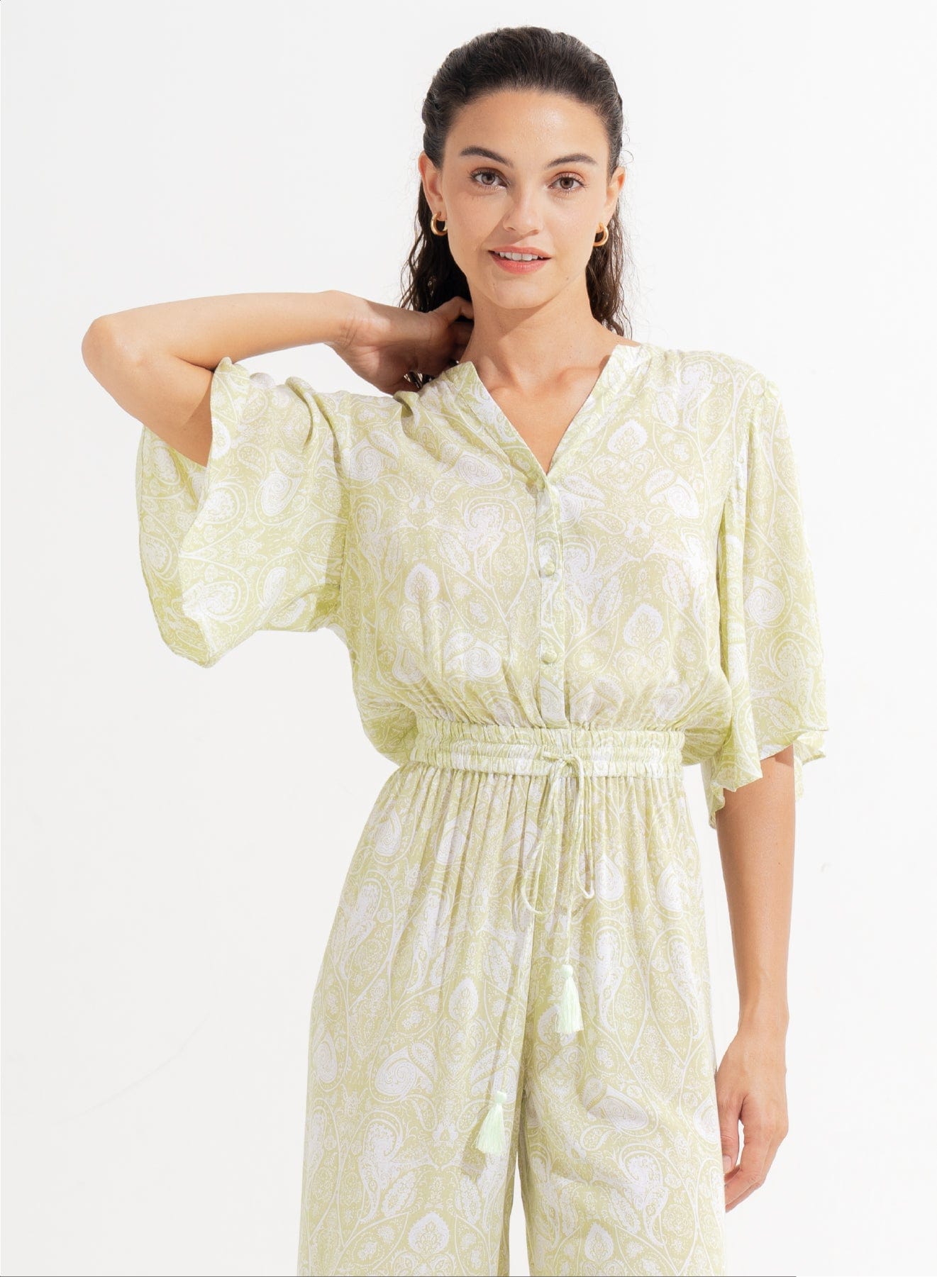 Morrato Bali Jumpsuit Lura Jumpsuit Leia Matcha