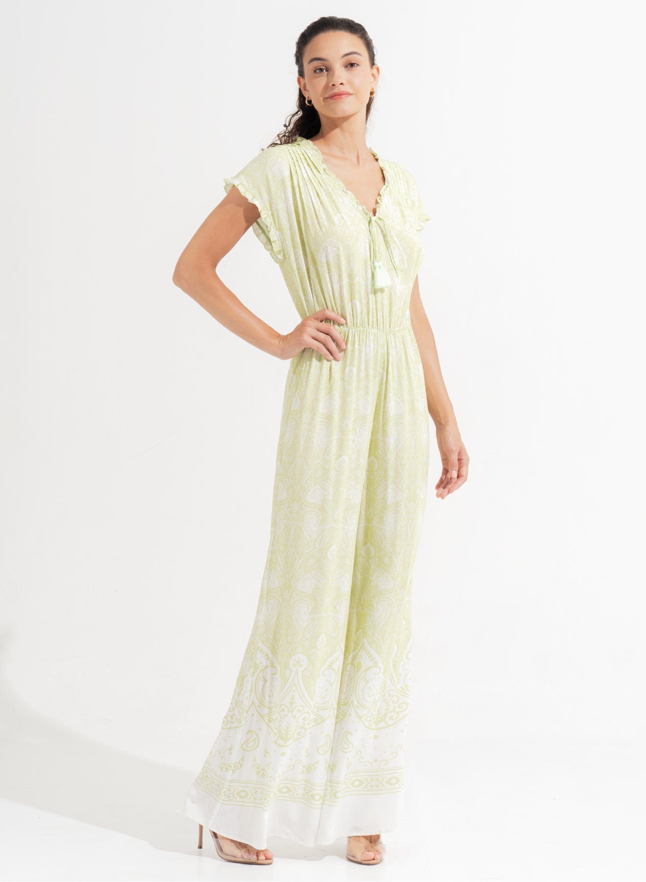 Morrato Bali Jumpsuit Sena Jumpsuit Leia Matcha