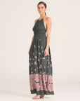Morrato Bali Mahrosh Maxi Dress Cordelia Dark Green