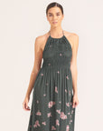 Morrato Bali Mahrosh Maxi Dress Cordelia Dark Green