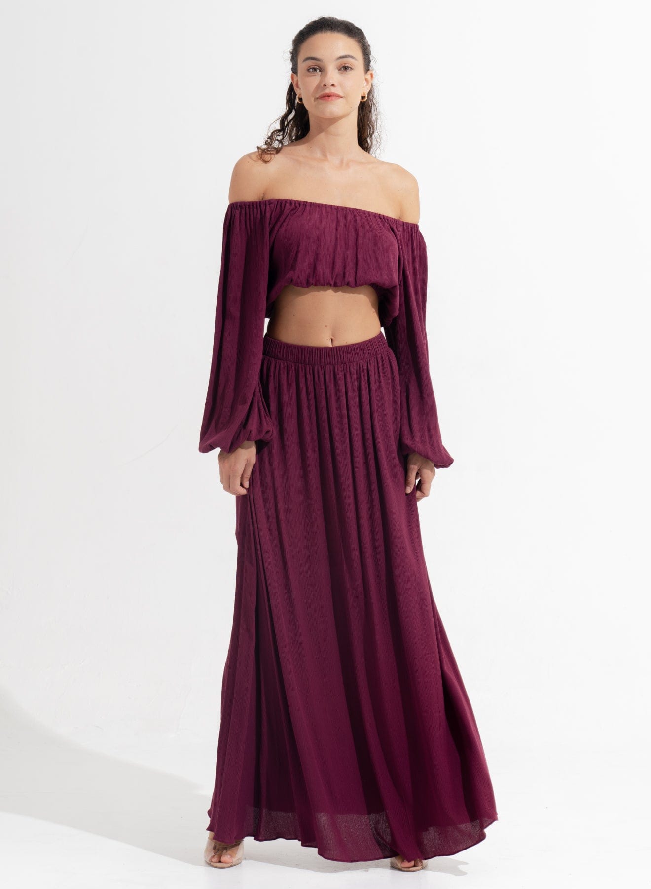 Morrato Bali Maxi Skirt Abella Maxi Skirt Plum