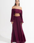 Morrato Bali Maxi Skirt Abella Maxi Skirt Plum
