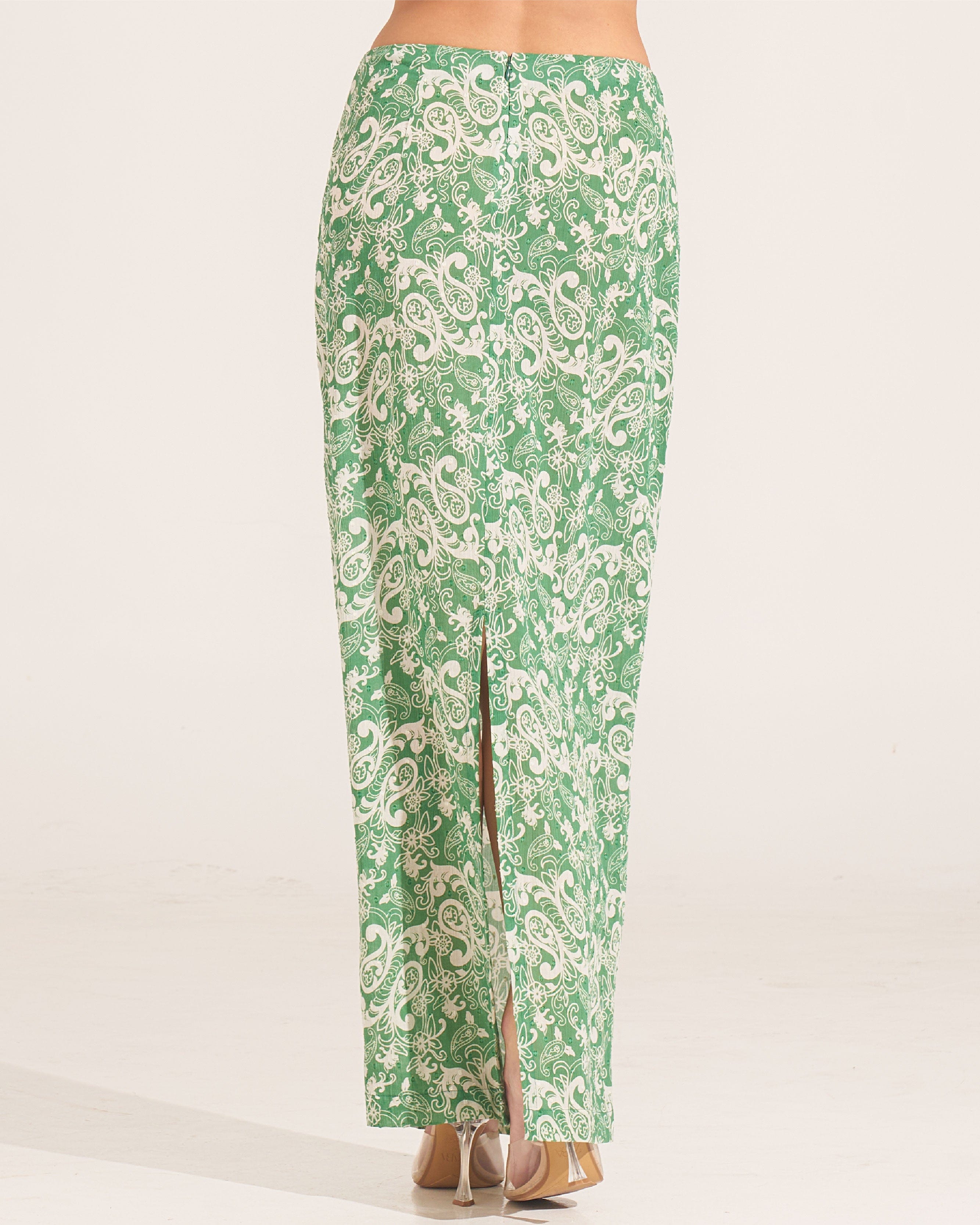Morrato Bali Maxi Skirt Satyen Maxi Skirt Dakhla Akhdar