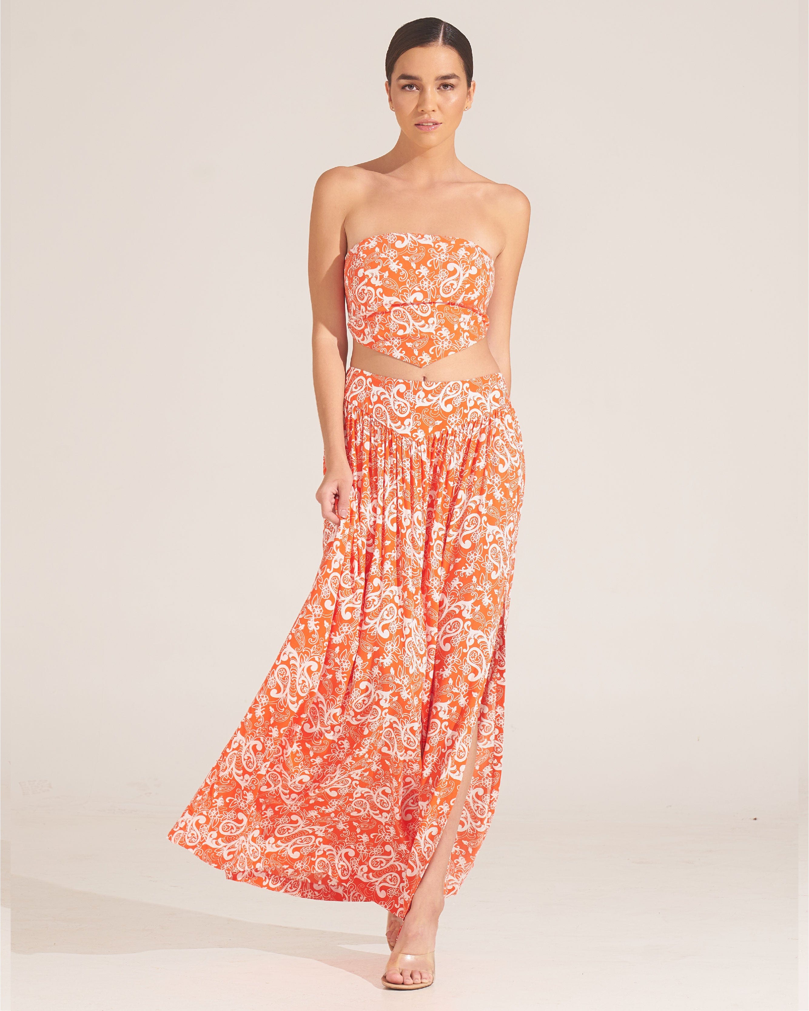 Morrato Bali Maxi Skirt Vanalika Maxi Skirt Dakhla Burnt