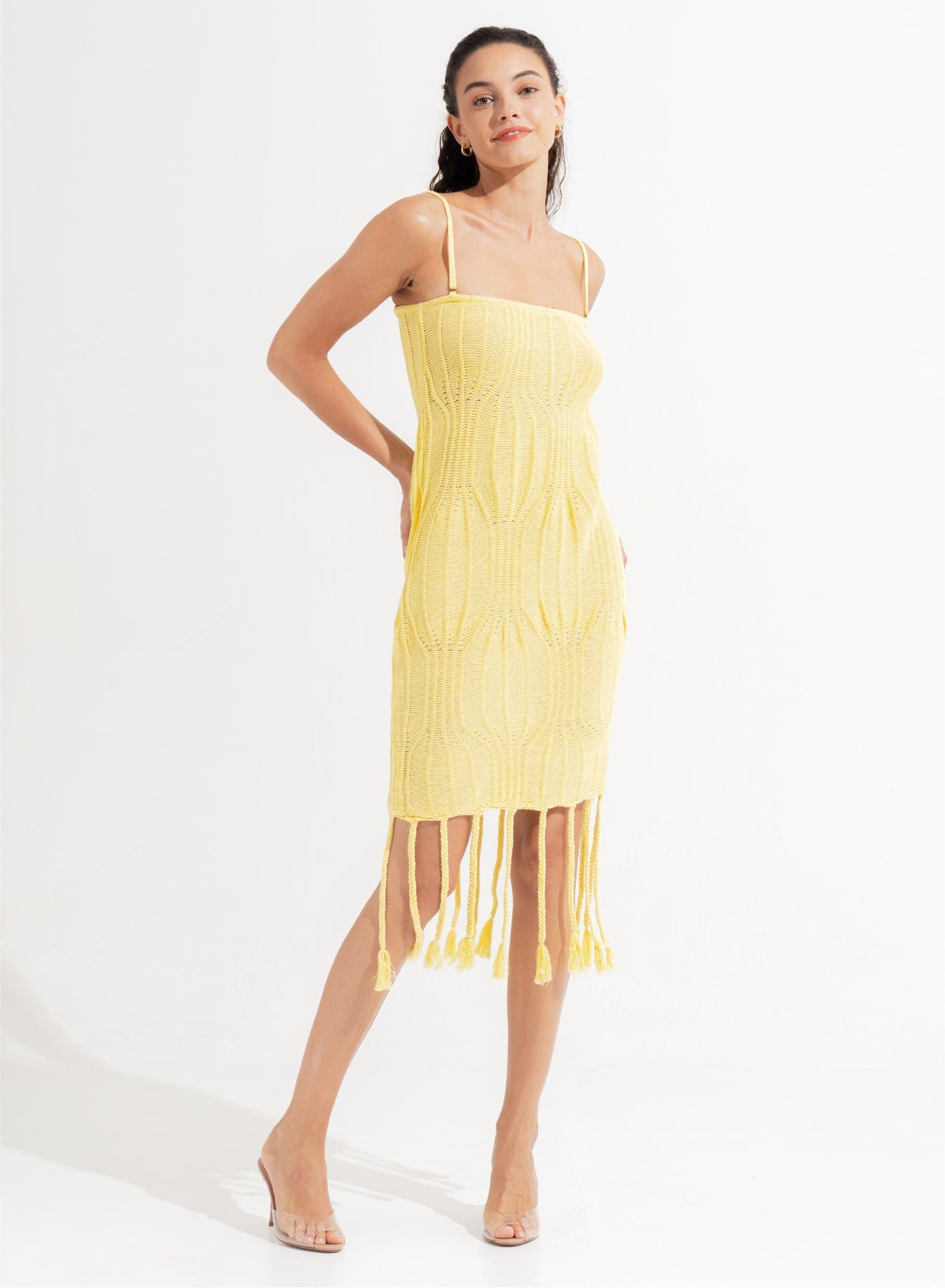 Morrato Bali Midi Dress Agnes Midi Dress Lemon