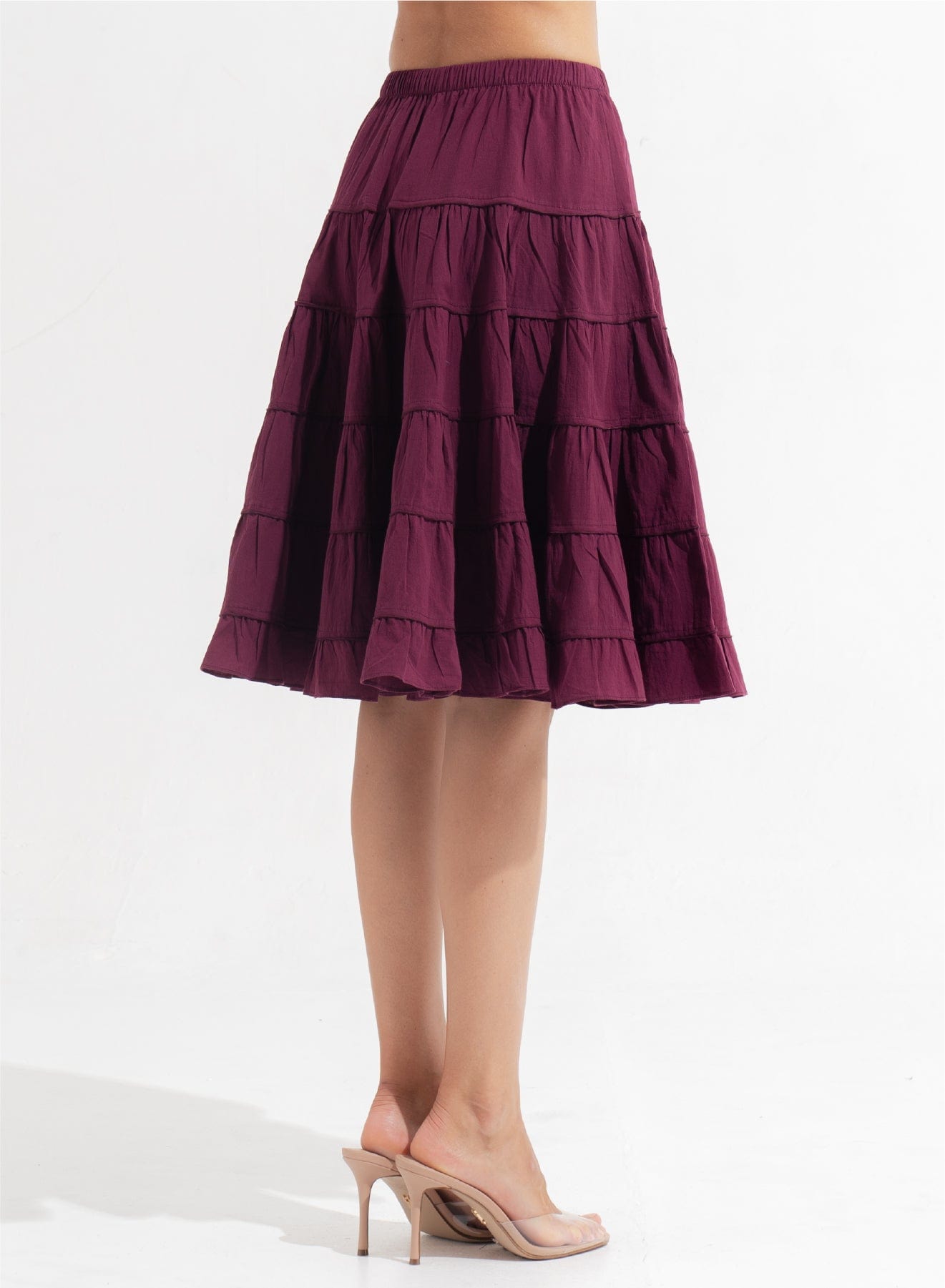 Morrato Bali Midi Skirt Neva Midi Skirt Plum
