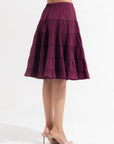 Morrato Bali Midi Skirt Neva Midi Skirt Plum
