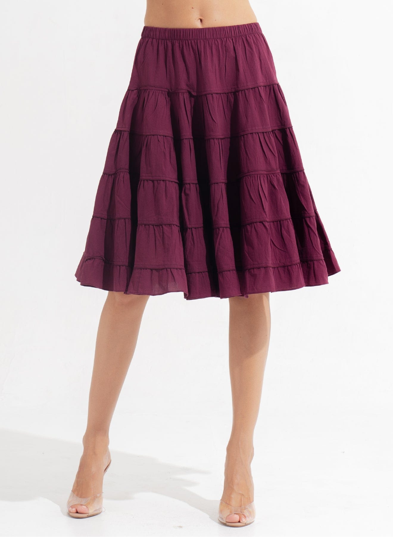 Morrato Bali Midi Skirt Neva Midi Skirt Plum