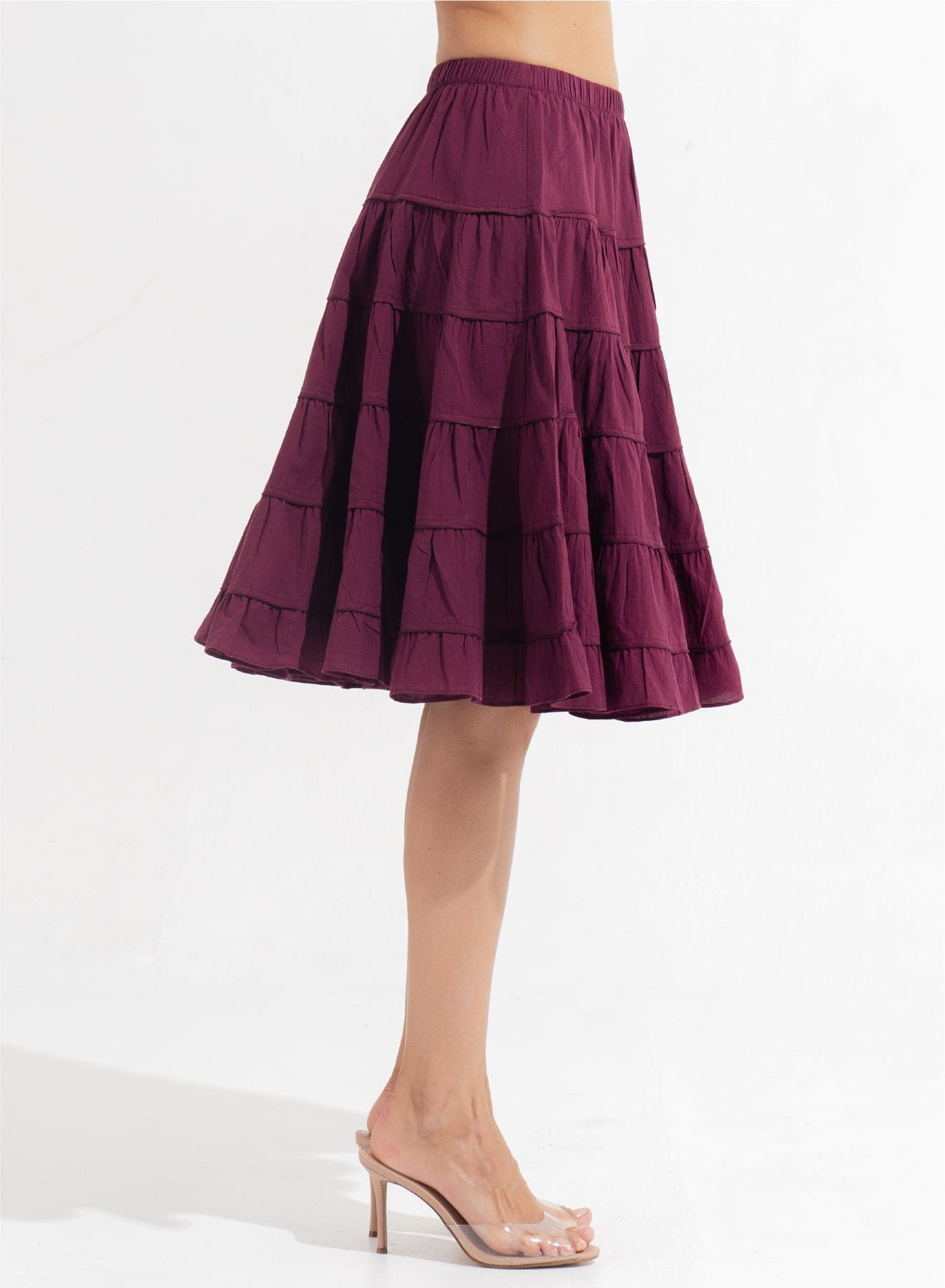 Morrato Bali Midi Skirt Neva Midi Skirt Plum