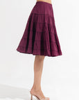 Morrato Bali Midi Skirt Neva Midi Skirt Plum