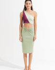 Morrato Bali Midi Skirt Talia Midi Skirt Matcha