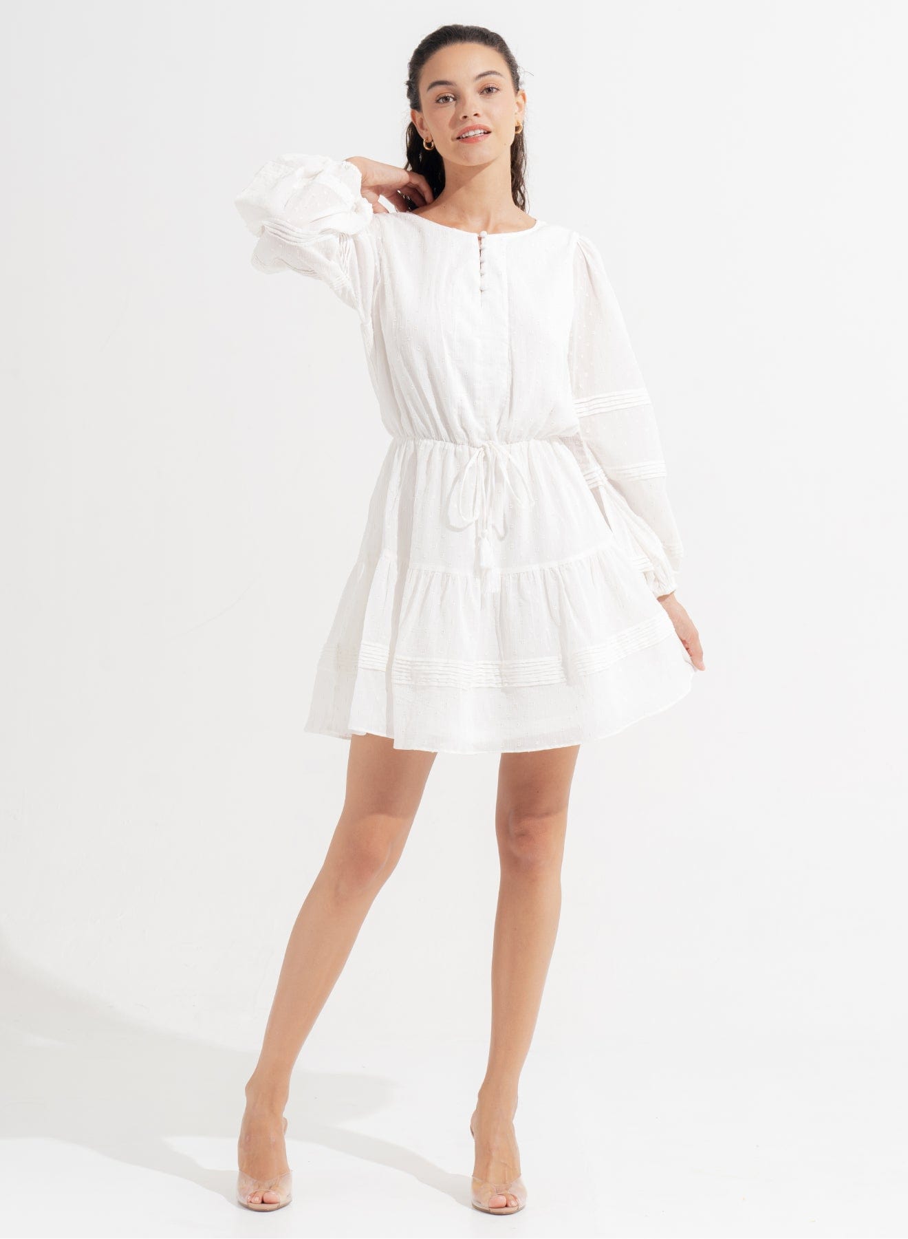 Morrato Bali Mini Dress Faith Mini Dress White