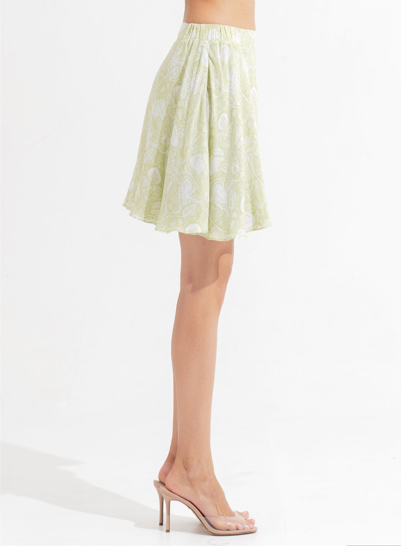 Morrato Bali Mini Skirt Kirana Mini Skirt Leia Matcha