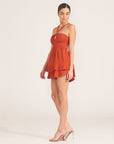 Morrato Bali Playsuit Ruhani Playsuit Burnt Ochre