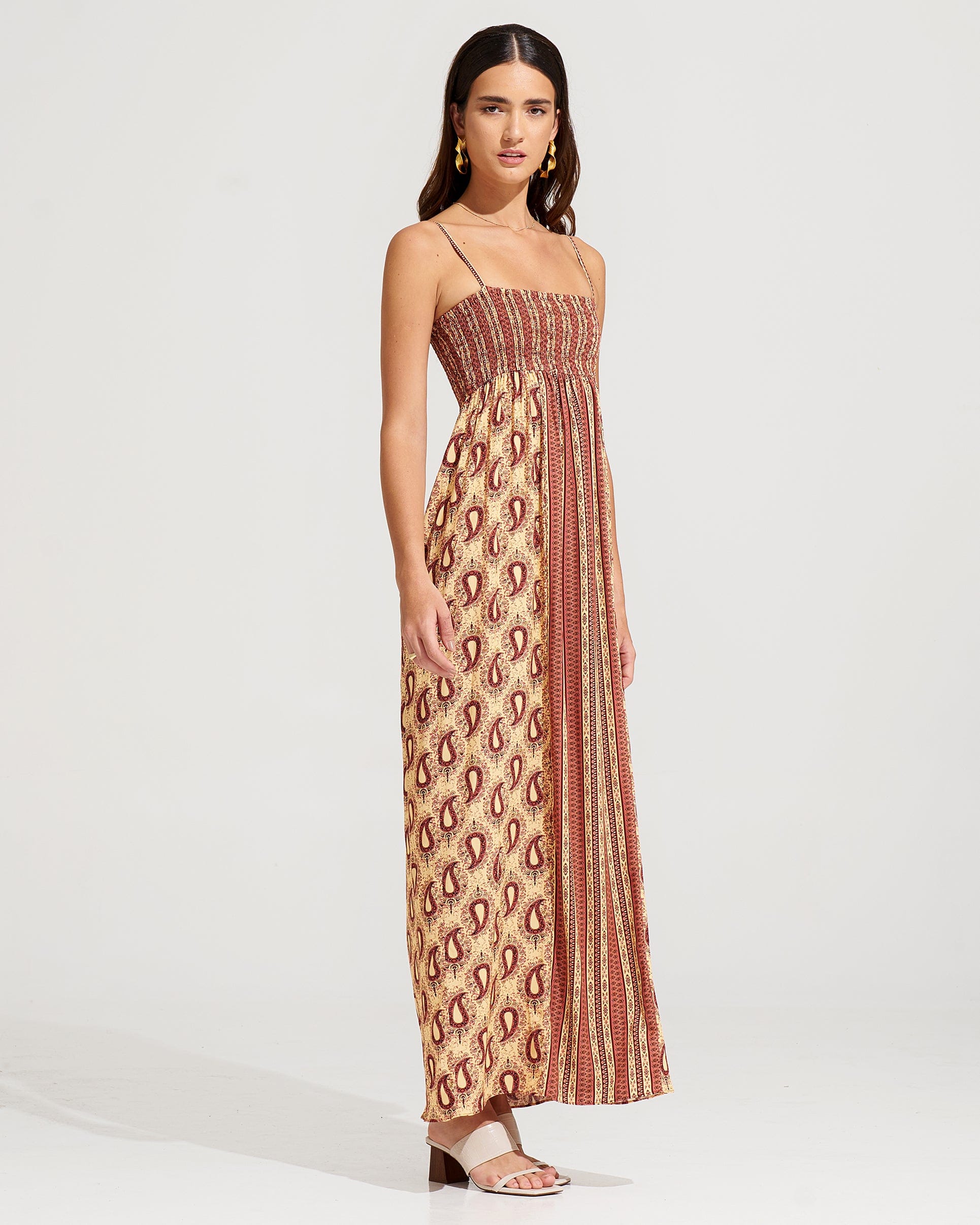 Morrato Maxi Dress Veena Maxi Dress Ophelia Chamois