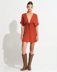 Morrato Mini Dress Dulce Mini Dress Burnt Ochre