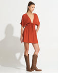 Morrato Mini Dress Dulce Mini Dress Burnt Ochre