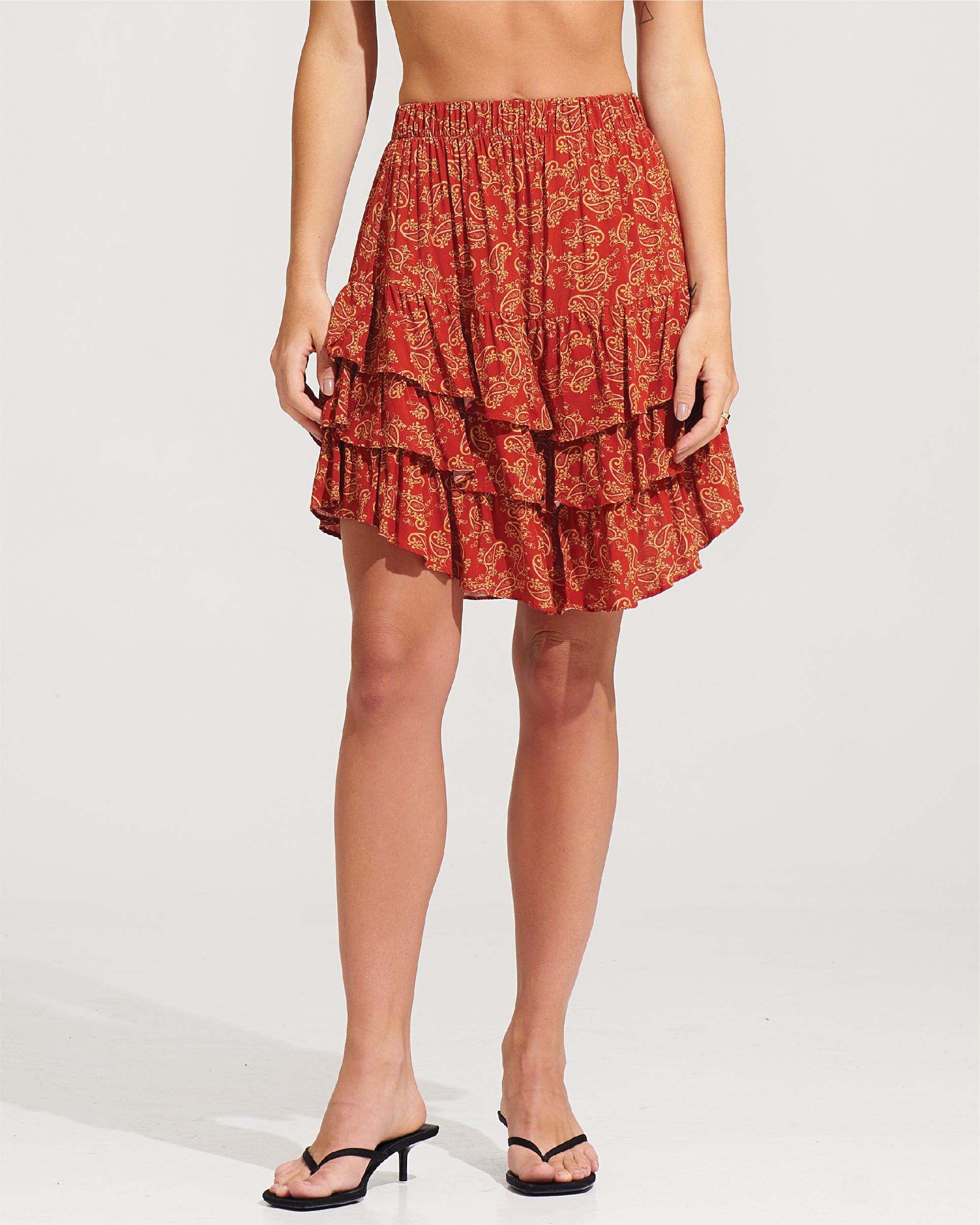 Morrato Mini Skirt Sulla Mini Skirt Ellie Lava