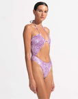 Morrato One Piece Solange One Piece Topographical Violet