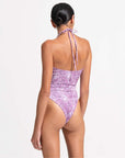 Morrato One Piece Solange One Piece Topographical Violet