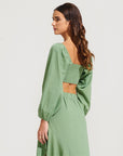 Morrato Top Brielle Top Basil