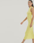 Elodie Midi Dress Lemon