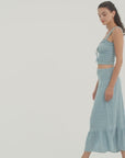 Nuez Midi Skirt Ash