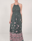 Mahrosh Maxi Dress Cordelia Dark Green