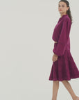 Neva Midi Skirt Plum