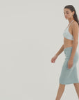 Talia Midi Skirt Ash