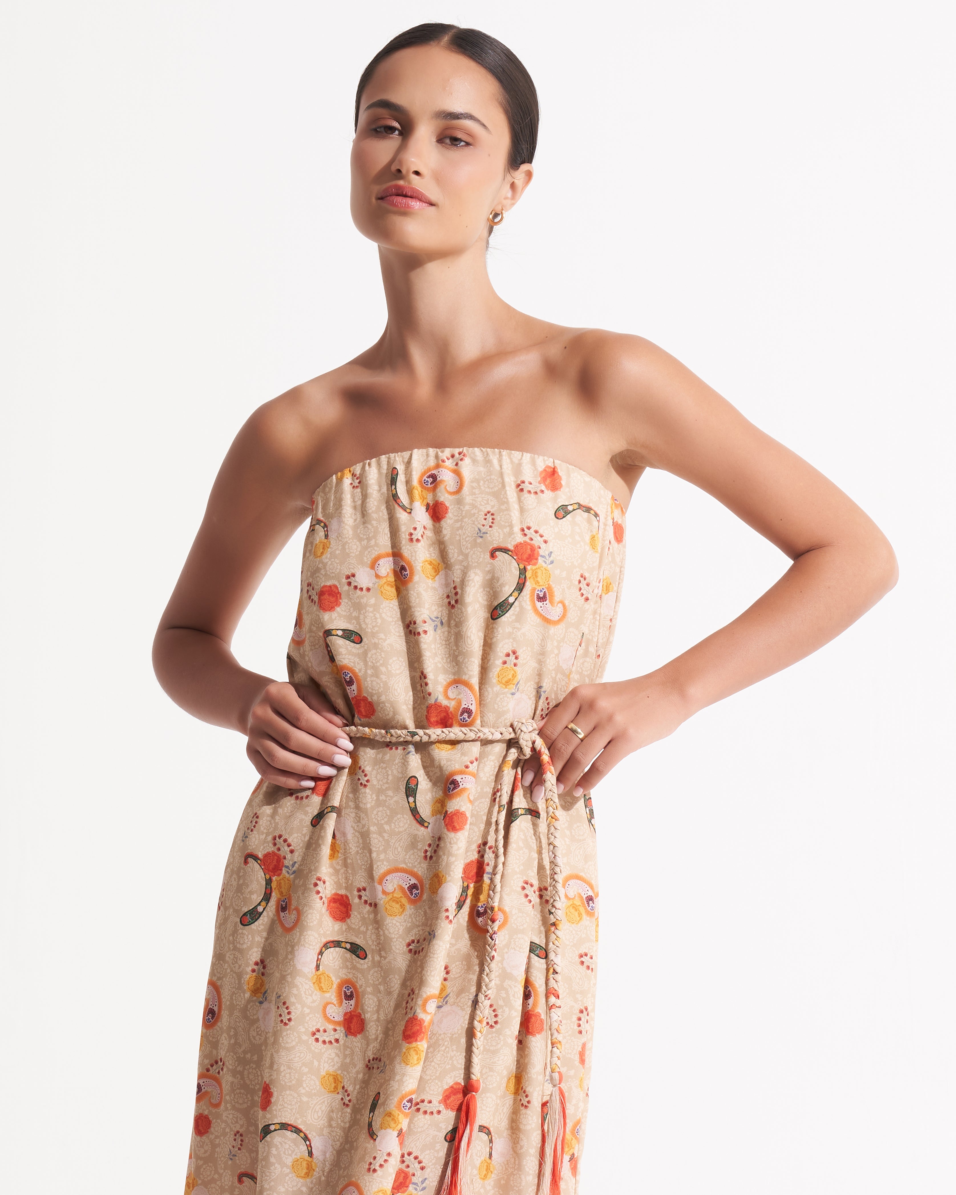 Cartel Maxi Dress Eleanora Tangelo