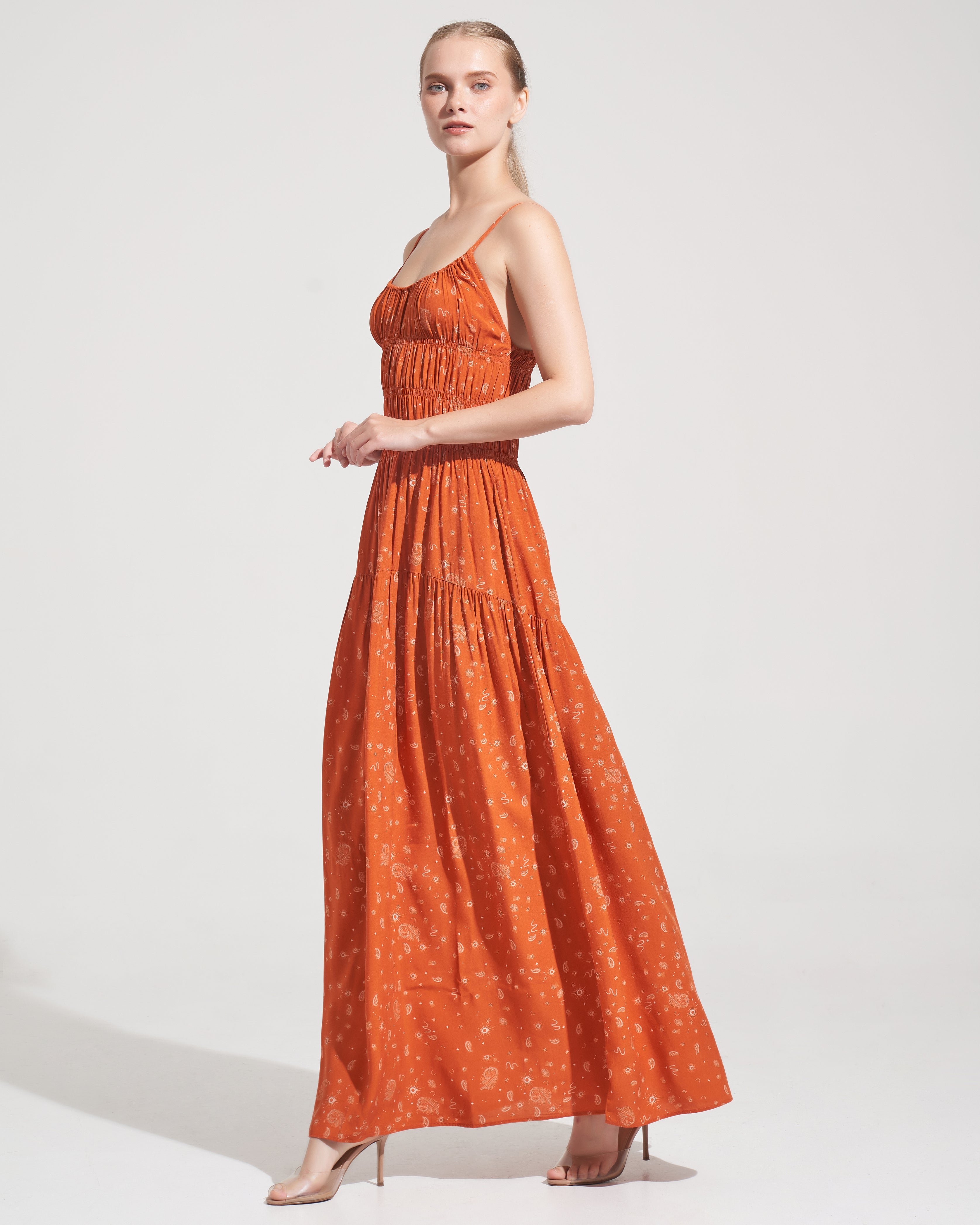 Mirai Maxi Dress Alegra Rust