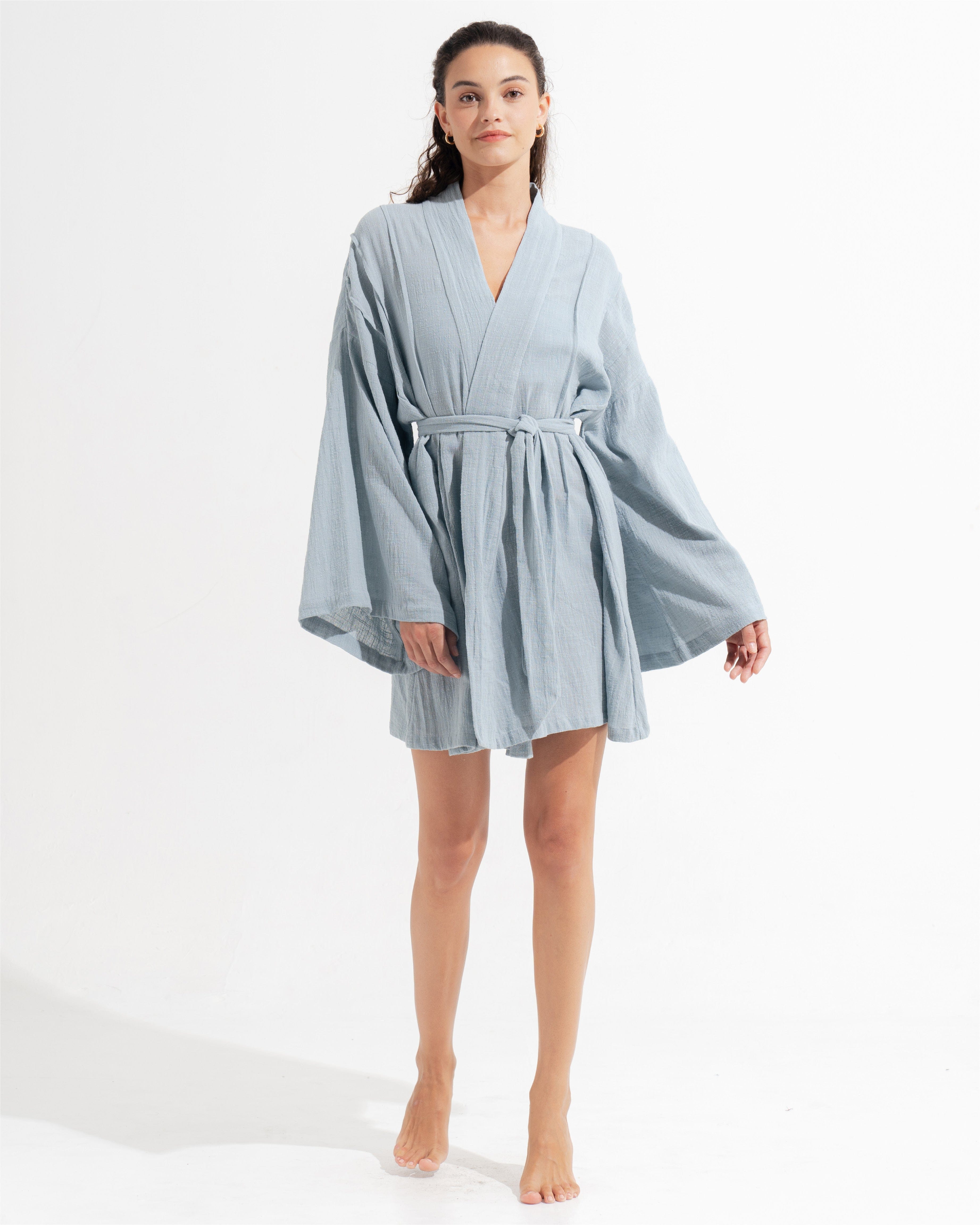 Morrato Bali Cover-Ups Cleo Robe Ash