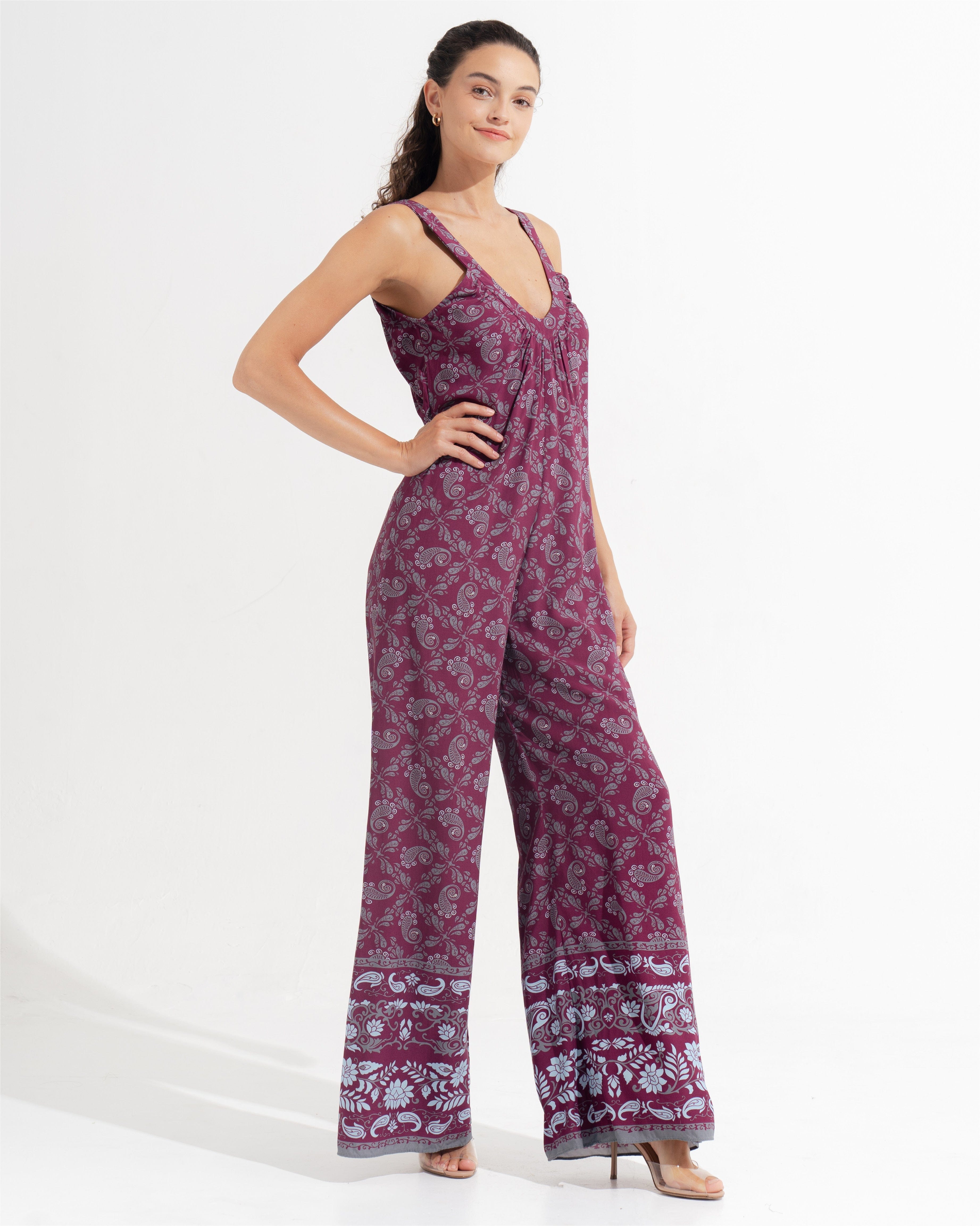 Morrato Bali Jumpsuit Parisa Jumpsuit Giselle Plum