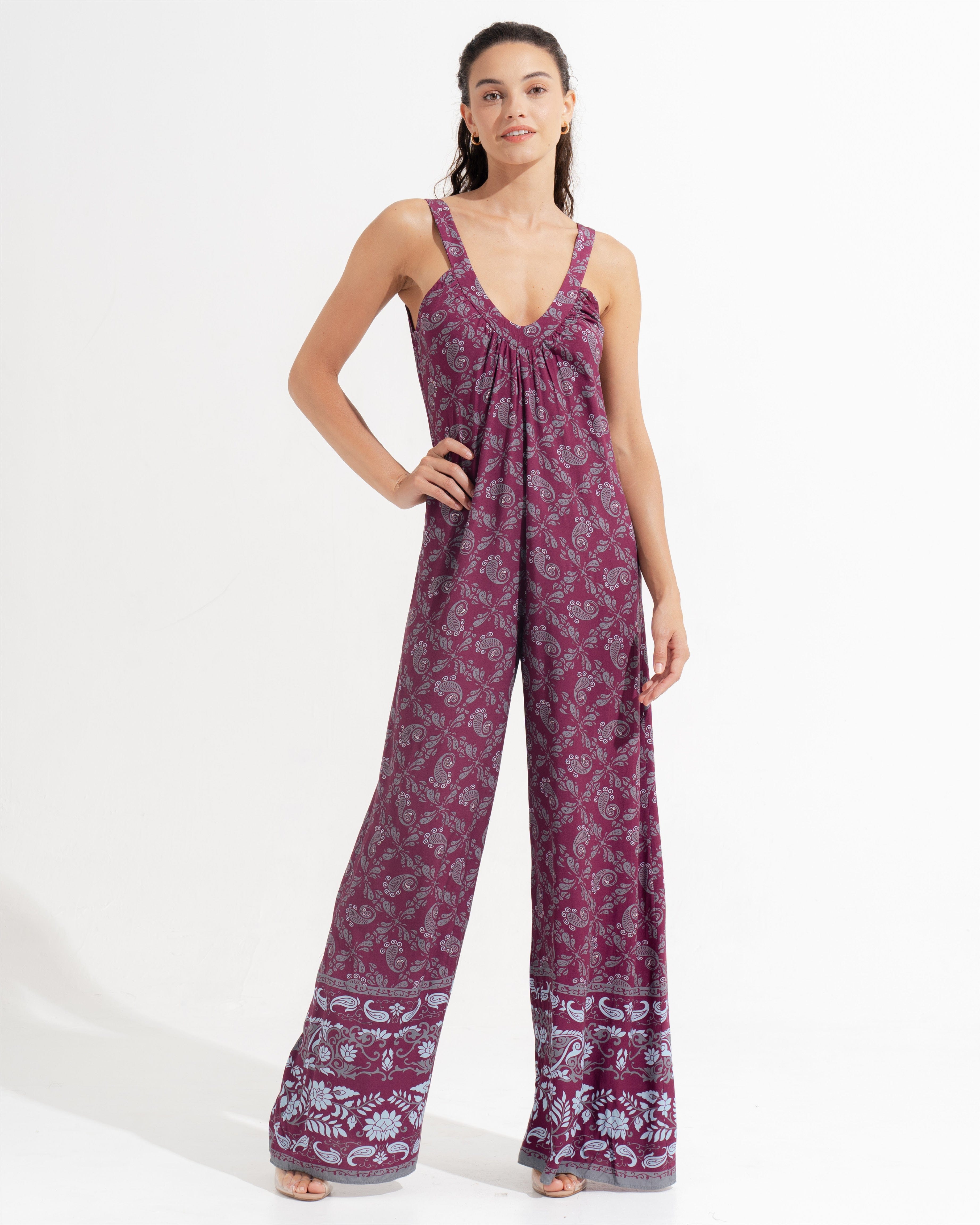Morrato Bali Jumpsuit Parisa Jumpsuit Giselle Plum
