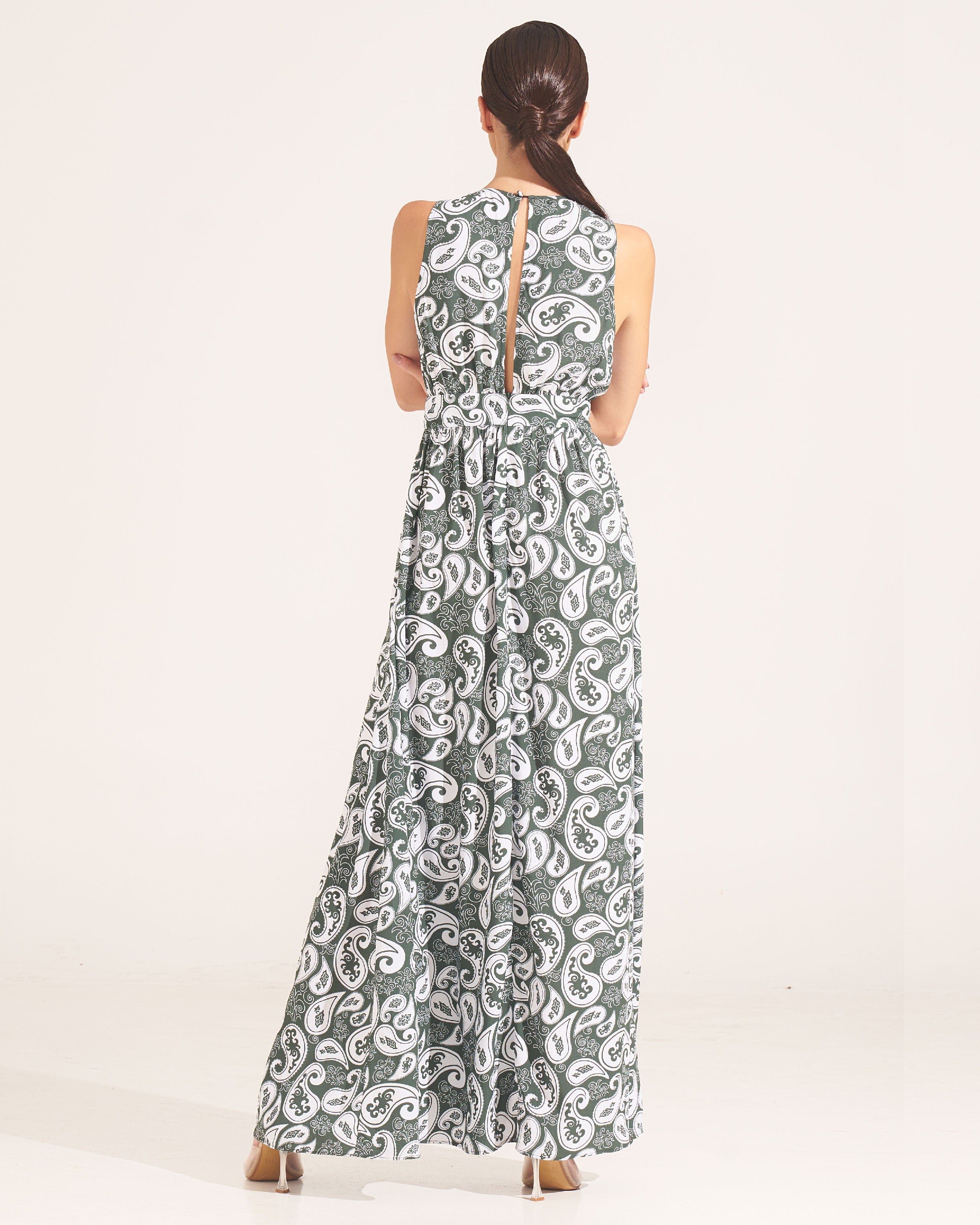 Morrato Bali Maxi Dress Dennise Maxi Dress Cassidy Pine