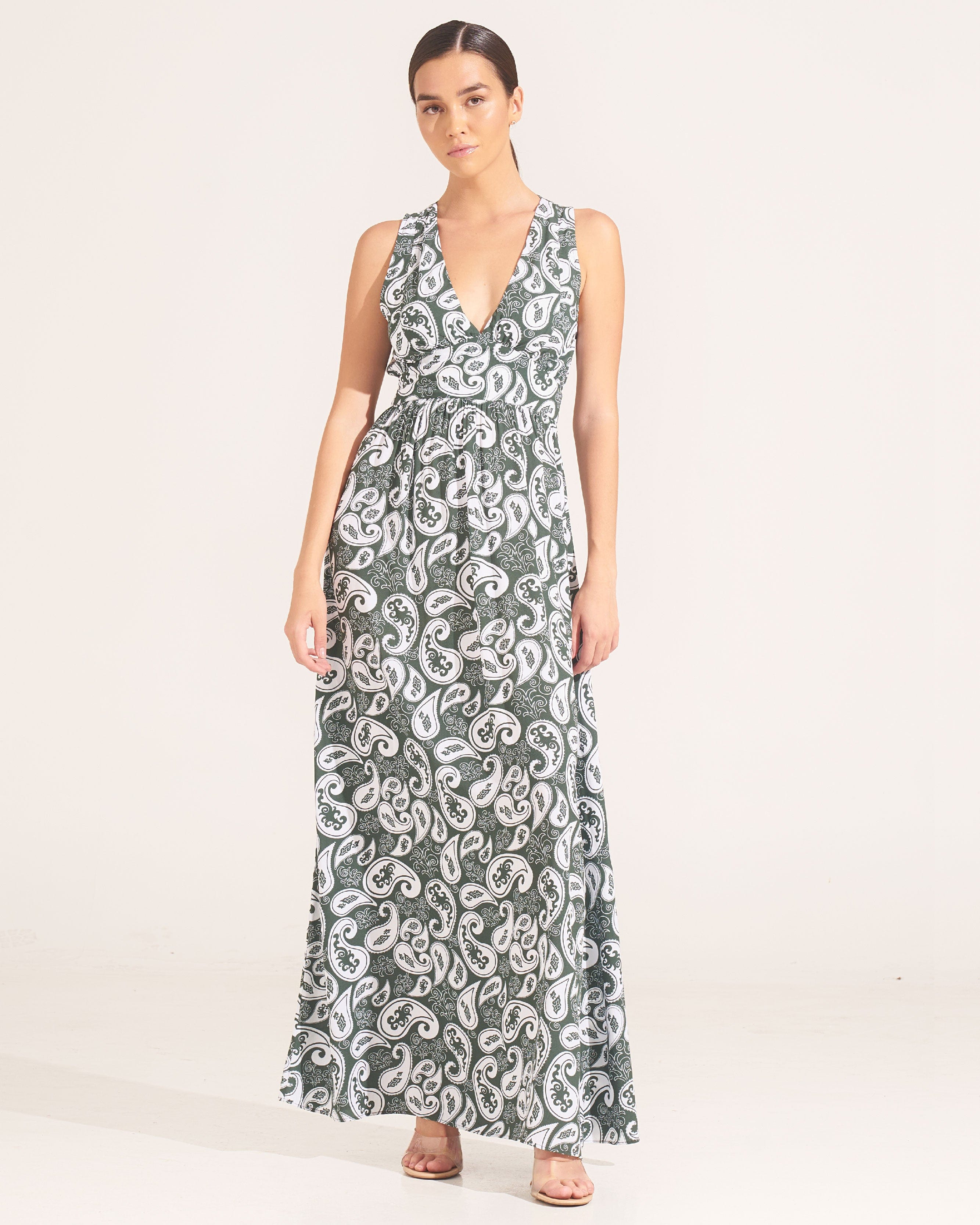 Morrato Bali Maxi Dress Dennise Maxi Dress Cassidy Pine