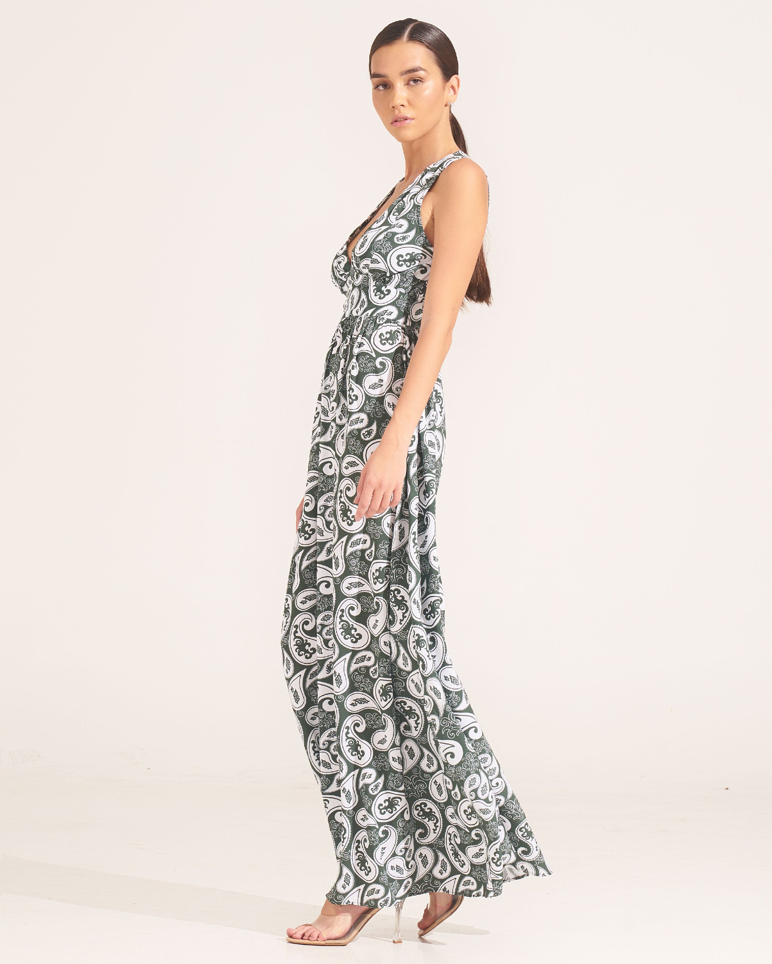 Morrato Bali Maxi Dress Dennise Maxi Dress Cassidy Pine