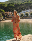 Morrato Bali Maxi Dress Eesha Maxi Dress Giina Red Ochre