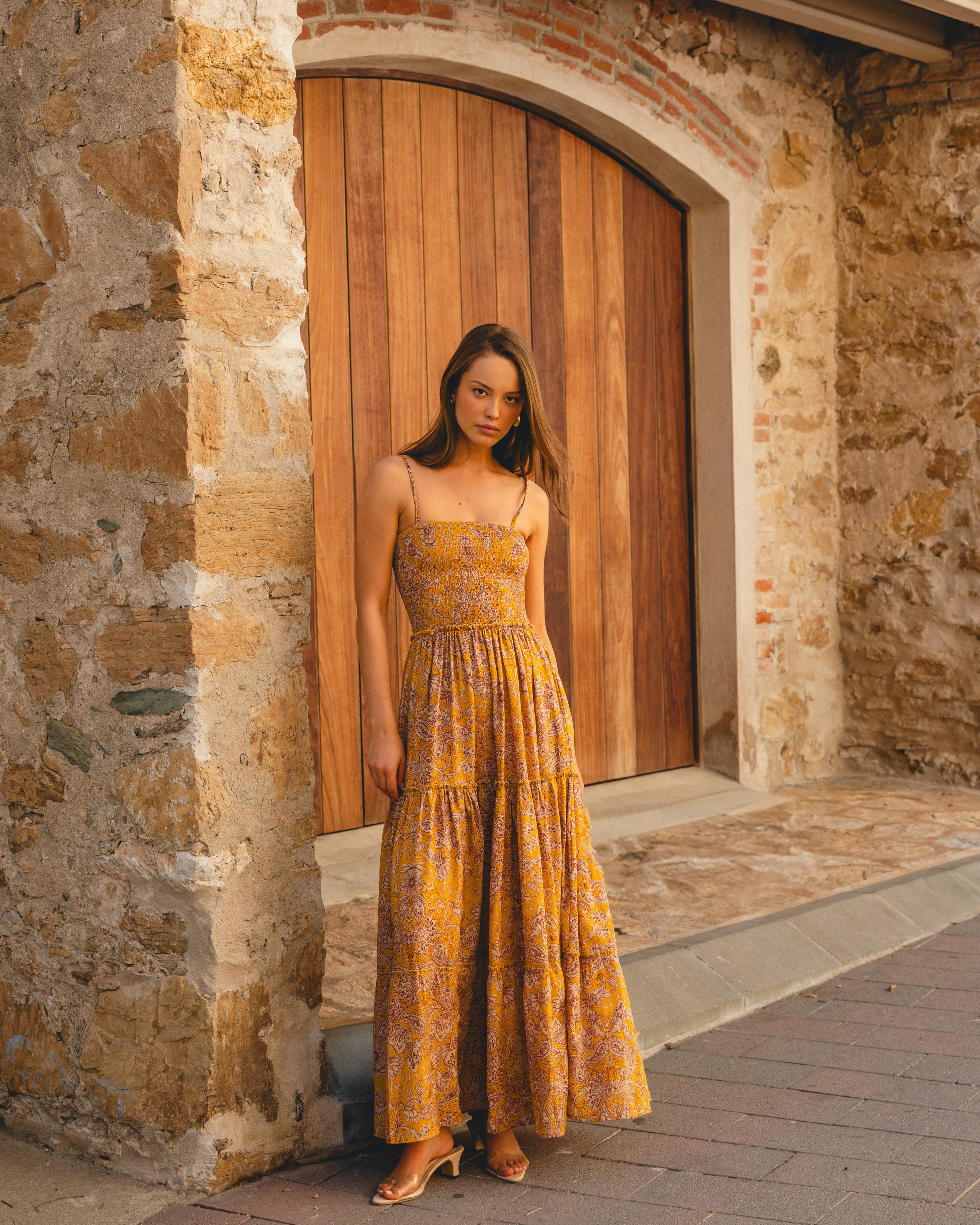 Morrato Bali Maxi Dress Neysa Maxi Dress Livia Saffron