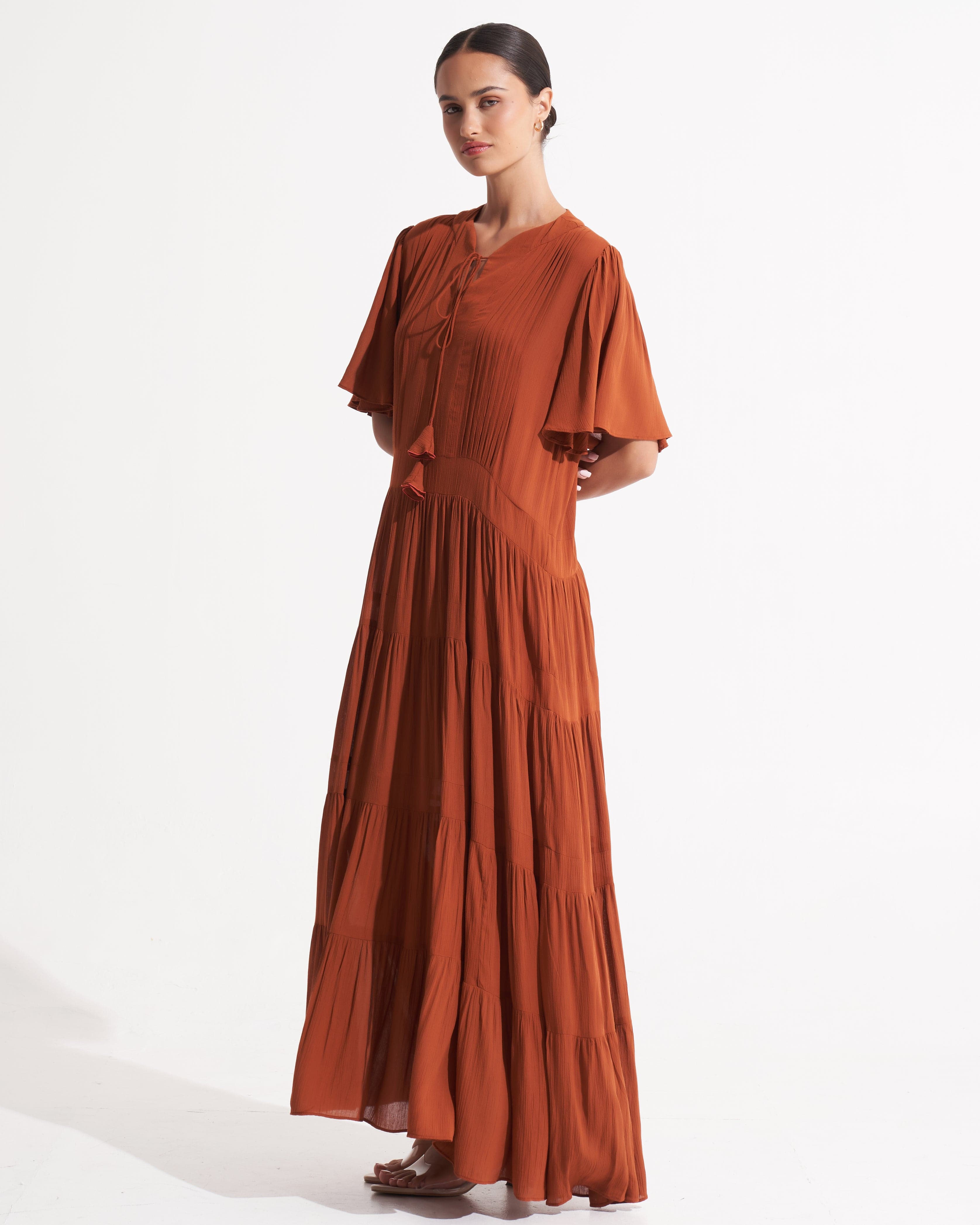 Morrato Bali Maxi Dress One size Ishana Maxi Dress Terracotta