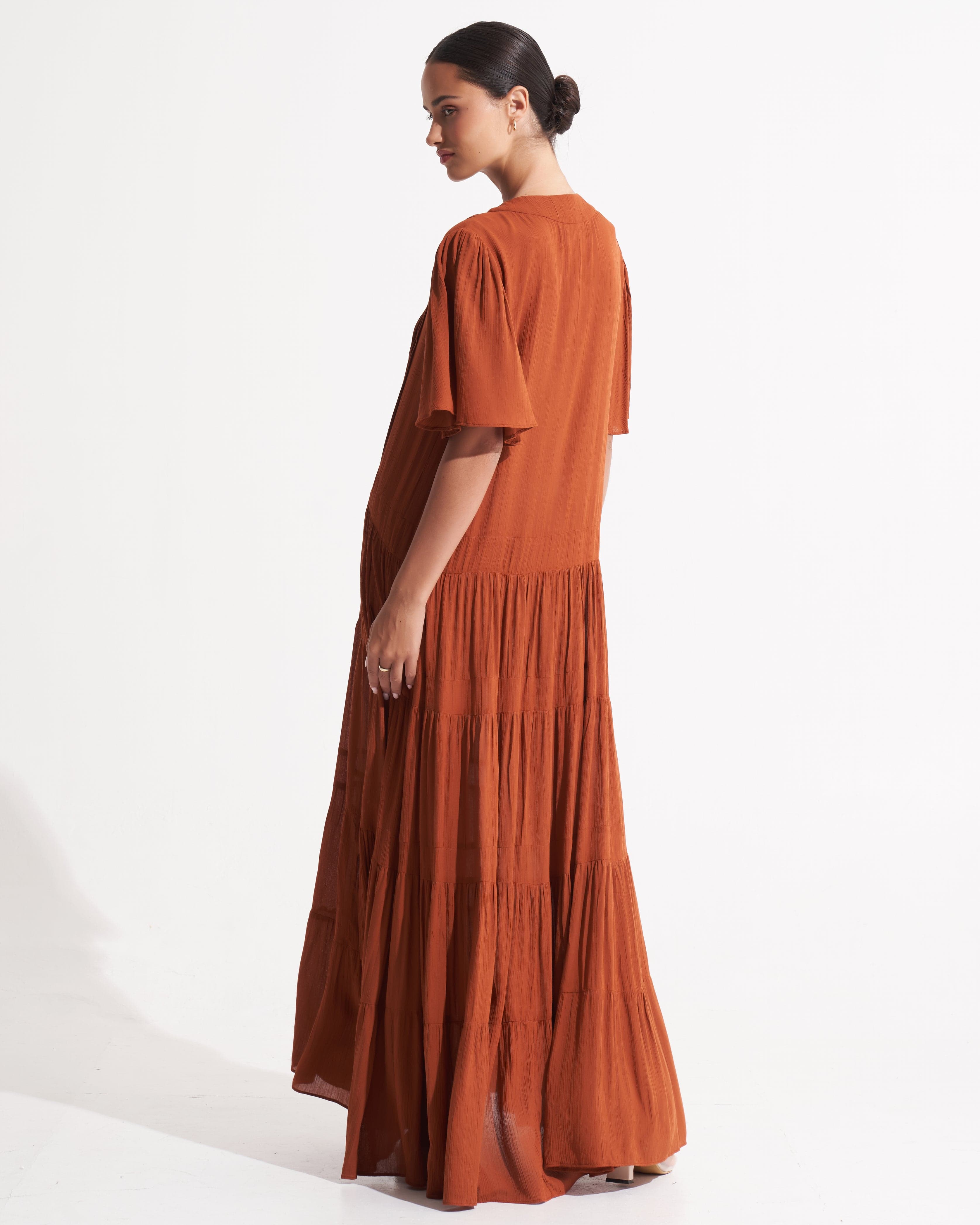 Morrato Bali Maxi Dress One size Ishana Maxi Dress Terracotta